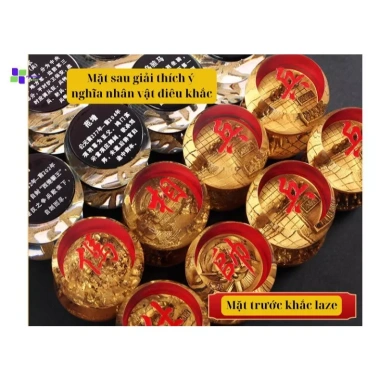 Bộ cờ tướng 3D trong suốt pha lê – Điêu khắc lịch sử, giảm giá 22% chỉ 2,68 triệu