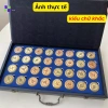 Bộ cờ tướng đồng vàng nguyên khối - Hộp da cao cấp, giá ưu đãi 3,699,000₫ 5