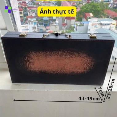Bộ cờ tướng đồng vàng nguyên khối - Hộp da cao cấp, giá ưu đãi 3,699,000₫ 7 Bộ cờ tướng đồng vàng nguyên khối - Hộp da cao cấp, giá ưu đãi 3,699,000₫ 7