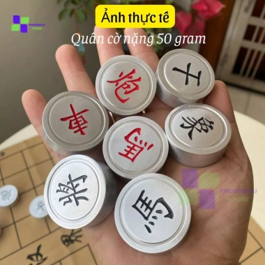 Bộ Cờ Tướng Kim Nhôm Nguyên Khối Siêu Độc Hiếm Có Giá Ưu Đãi 1,530,000₫