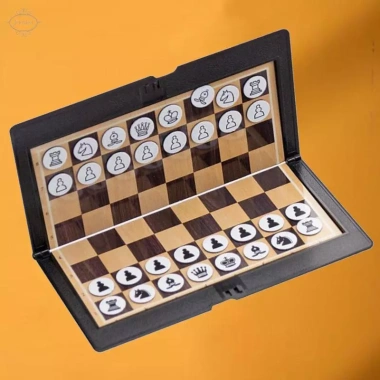 Bộ cờ vua Mini từ tính gập lại - Trò chơi du lịch, thích hợp cho gia đình