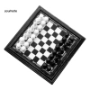 Bộ cờ vua mini từ tính hợp kim 32 miếng, cổ điển tỷ lệ 1/12, gọn nhẹ du lịch 4