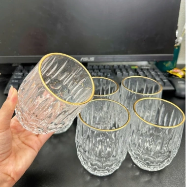 Bộ Cốc 6 Ly Thủy Tinh Sang Trọng, Ly Thủy Tinh Uống Nước - Giá ưu đãi 245.000₫