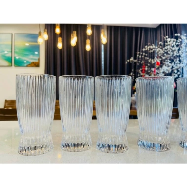 Bộ Cốc 6 Ly Thủy Tinh Sang Trọng, Ly Thủy Tinh Uống Nước - Giá ưu đãi 245.000₫