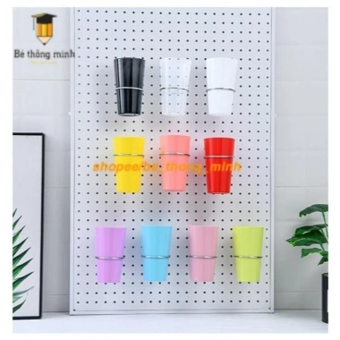 Bộ cốc bát nhựa 6 màu cho bé - rèn vận động tinh, phân biệt màu, chỉ 7.000₫