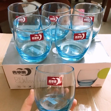 Bộ cốc bầu thủy tinh 6 chiếc 290ml ES1.132 - Giá chỉ 115,000, thiết kế sang trọng 4