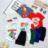 Bộ cộc bé trai áo cotton cao cấp kết hợp quần túi hộp da cá, giá chỉ 90.000 đồng 5