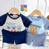 Bộ Cộc Bé Trai Cotton Cao Cấp In Cartoon Kute 3 Màu - Giá Ưu Đãi 84k 3