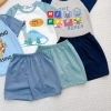 Bộ Cộc Bé Trai Cotton Cao Cấp In Cartoon Kute 3 Màu - Giá Ưu Đãi 84k 4
