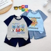 Bộ Cộc Bé Trai Cotton Cao Cấp In Cartoon Kute 3 Màu - Giá Ưu Đãi 84k 5