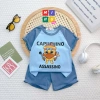 Bộ Cộc Bé Trai Cotton Cao Cấp In Cartoon Kute 3 Màu - Giá Ưu Đãi 84k 8