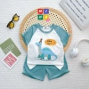 Bộ Cộc Bé Trai Cotton Cao Cấp In Cartoon Kute 3 Màu - Giá Ưu Đãi 84k 9