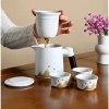 Bộ Cốc Chén Pha Trà Sứ - Túi Du Lịch Chống Va Đập, Tiện Lợi, Giá 229k 5