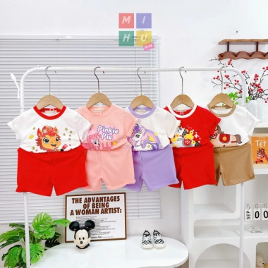 Bộ Cộc Cotton Cao Cấp cho Bé Trai và Bé Gái - Thoáng mát, bền 5 tháng, giá chỉ 86.800 VND 7