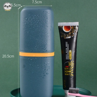 Bộ Cốc Đánh Răng Du Lịch Tiện Lợi, Hộp Đựng Bàn Chải Đơn Giản - 51.303₫