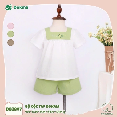 Bộ Cộc Dokma Cổ Tròn Đáng Yêu 8-13kg 6-36 Tháng, mẫu DB1.603-DB2.902 - Giá 139.000đ