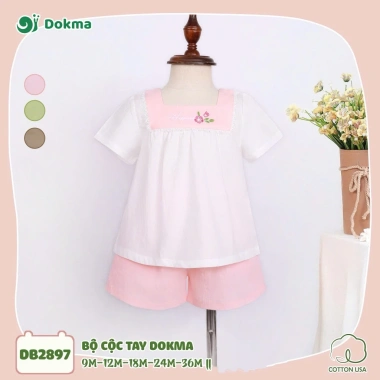 Bộ Cộc Dokma Cổ Tròn Đáng Yêu 8-13kg 6-36 Tháng, mẫu DB1.603-DB2.902 - Giá 139.000đ