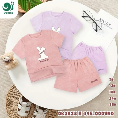 Bộ Cộc Dokma Cổ Tròn Đáng Yêu 8-13kg 6-36 Tháng, mẫu DB1.603-DB2.902 - Giá 139.000đ