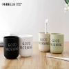 Bộ cốc giặt du lịch Bắc Âu cặp đôi - Nhựa phòng tắm, kèm giá đỡ & bàn chải, giảm 22%