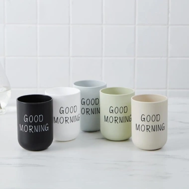 Bộ cốc giặt du lịch Bắc Âu cặp đôi - Nhựa phòng tắm, kèm giá đỡ & bàn chải, giảm 22% 3