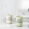 Bộ cốc giặt du lịch Bắc Âu cặp đôi - Nhựa phòng tắm, kèm giá đỡ & bàn chải, giảm 22% 6