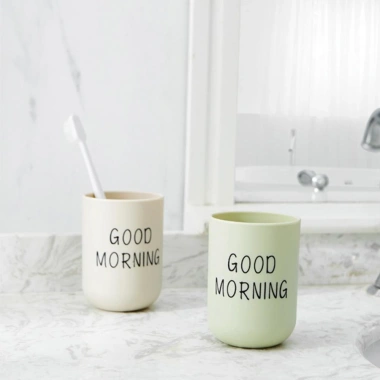 Bộ cốc giặt du lịch Bắc Âu cặp đôi - Nhựa phòng tắm, kèm giá đỡ & bàn chải, giảm 22% 6