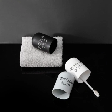 Bộ cốc giặt du lịch Bắc Âu cặp đôi - Nhựa phòng tắm, kèm giá đỡ & bàn chải, giảm 22% 8