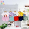 Bộ cộc in hình hoạ tiết dễ thương cho bé, cotton cao cấp, giá 89.900 VND khuyến mại