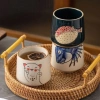 Bộ cốc sứ mèo tráng men tiểu cổ bóng mịn, uống trà, nước, kèm hộp đựng - Giá ưu đãi 370.000đ 3