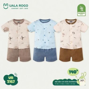 Bộ Cộc Tay Bamboo 3-10kg 0-12M Thoáng Mát, An Toàn, Giá 140.000 - UR2.137 UR2.166 UR2.167 UR2.188 UR2.220 UR3.845 UR2.384