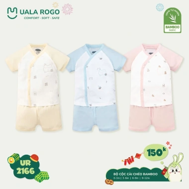 Bộ Cộc Tay Bamboo 3-10kg 0-12M Thoáng Mát, An Toàn, Giá 140.000 - UR2.137 UR2.166 UR2.167 UR2.188 UR2.220 UR3.845 UR2.384