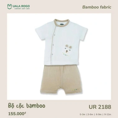 Bộ Cộc Tay Bamboo 3-10kg 0-12M Thoáng Mát, An Toàn, Giá 140.000 - UR2.137 UR2.166 UR2.167 UR2.188 UR2.220 UR3.845 UR2.384