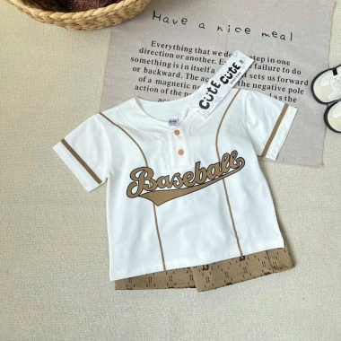 Bộ cộc tay bé trai và cổ trụ Baseball, quần sành điệu, cotton mềm mát hút mồ hôi - Giá chỉ 173.900₫ 6 Bộ cộc tay bé trai và cổ trụ Baseball, quần sành điệu, cotton mềm mát hút mồ hôi - Giá chỉ 173.900₫ 6