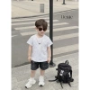 Bộ cộc tay bé trai + vòng cổ họa tiết loang, cotton thoáng mát hè, giảm còn 209k 2