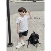 Bộ cộc tay bé trai + vòng cổ họa tiết loang, cotton thoáng mát hè, giảm còn 209k 10