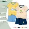 Bộ Cộc Tay Cài Vai 8-13kg 6-36M Đáng Yêu Cho Bé Trai Gái - Dokma DB1.488 2