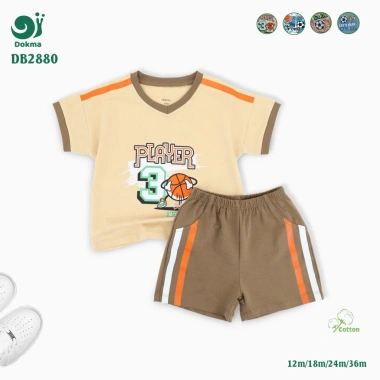 Bộ Cộc Tay Cài Vai 8-13kg 6-36M Đáng Yêu Cho Bé Trai Gái - Dokma DB1.488 3 Bộ Cộc Tay Cài Vai 8-13kg 6-36M Đáng Yêu Cho Bé Trai Gái - Dokma DB1.488 3