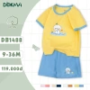 Bộ Cộc Tay Cài Vai 8-13kg 6-36M Đáng Yêu Cho Bé Trai Gái - Dokma DB1.488 10