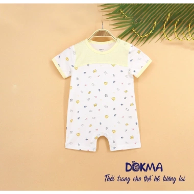 Bộ Cộc Tay Cổ Tròn DOKMA DB777 (3‑2‑14kg) - Hoạ Tiết Ngộ Ngủ, Thoải Mái 5