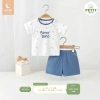 Bộ Cộc Tay Cổ Tròn Moon 6,5-16kg - Cài Vai Mềm Mại, Giá chỉ 160.000₫