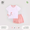 Bộ Cộc Tay Cotton 8-13kg 9-36 tháng cho Bé Dokma Giá ưu đãi 129k 6