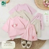 Bộ Cộc Tay Cotton Cổ Tròn Bé Trai & Bé Gái 13-25kg 3-7 tuổi Giá ưu đãi 219.000 4