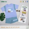 Bộ Cộc Tay Cotton Dokma 11-22kg cho Trẻ 2-6 tuổi – Thời Trang Đa Mẫu, Nhẹ, Giá Ưu Đãi 150k 7