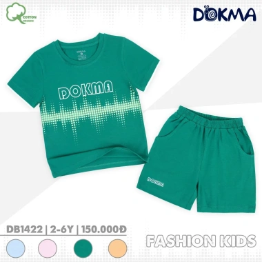Bộ Cộc Tay Cotton Dokma 11-22kg cho Trẻ 2-6 tuổi – Thời Trang Đa Mẫu, Nhẹ, Giá Ưu Đãi 150k 10