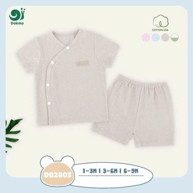 Bộ Cộc Tay Dokma Sơ Sinh 4-9kg Đa Mẫu DB2.887, DB1.521, DB2.005, Giảm Giá 85k