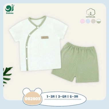 Bộ Cộc Tay Dokma Sơ Sinh 4-9kg Đa Mẫu DB2.887, DB1.521, DB2.005, Giảm Giá 85k