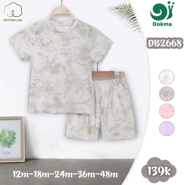 Bộ Cộc Tay DOKMA Thoáng Mát 9-14kg 9-48M Cho Bé Trai và Bé Gái - Giá Giảm 139k 10