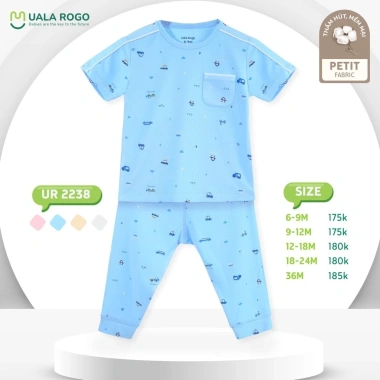 Bộ Cộc Tay Hoạ Tiết Đáng Yêu UalaRogo UR2.238 (6,5-16kg) - Giá ưu đãi 175k