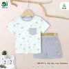 Bộ Cộc Tay Sợi Tre Dokma Judoby Cài Vai Bé Trai và Gái 9-13kg 9-36M - Giá ưu đãi 129k