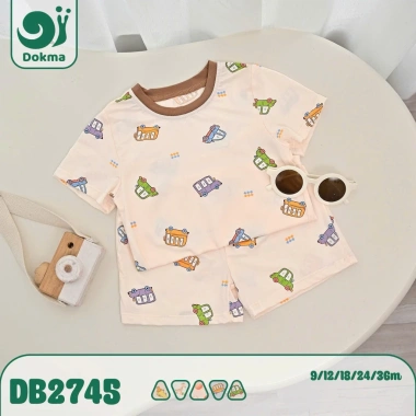 Bộ Cộc Tay Sợi Tre Dokma Judoby Cài Vai Bé Trai và Gái 9-13kg 9-36M - Giá ưu đãi 129k 3